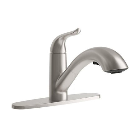 Proflo Single Handle Kitchen Faucet in Brushed Nickel PFXC6017ZBN